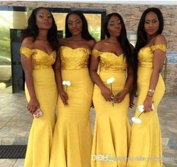 2019 summer spring bridesmaid dress yellow mermaid long country garden formal wedding party guest maid of honor gown plus size custom made, White;pink
2019 summer spring bridesmaid dress yellow mermaid long country garden formal wedding party guest maid of honor gown plus size custom made, White;pink