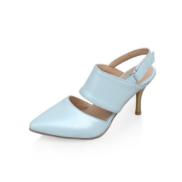 2017 spring new style shallow mouth pointed thin heeled shoes women's high-heeled shoes closed-toe hollow out buckle women's sho, Black
2017 spring new style shallow mouth pointed thin heeled shoes women's high-heeled shoes closed-toe hollow out buckle women's sho, Black