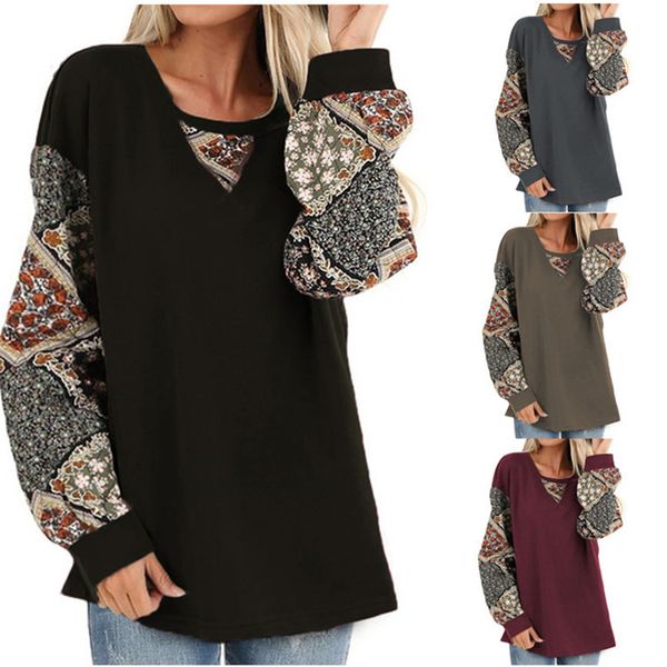 spring women t shirt puff long sleeve t-shirt bohemia design stitching blouse casual loose sweatshirt fashion autumn t-shirts clothing, White
spring women t shirt puff long sleeve t-shirt bohemia design stitching blouse casual loose sweatshirt fashion autumn t-shirts clothing, White