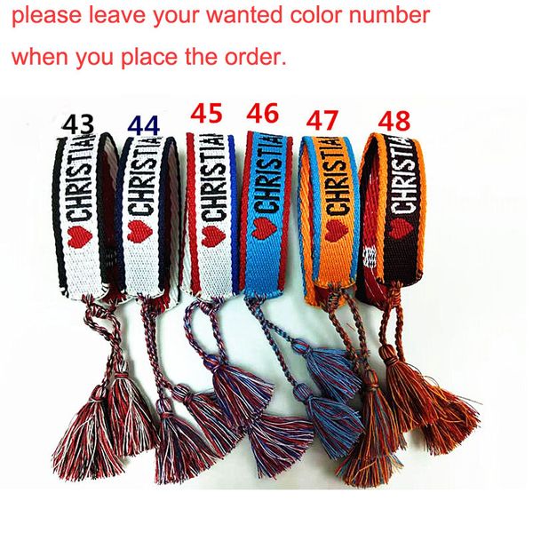 2020 d brand fashion jewelry for women cotton jewelry letter signature embroidery bracelet woven bangle tassel lace-up bracelet, Black
2020 d brand fashion jewelry for women cotton jewelry letter signature embroidery bracelet woven bangle tassel lace-up bracelet, Black