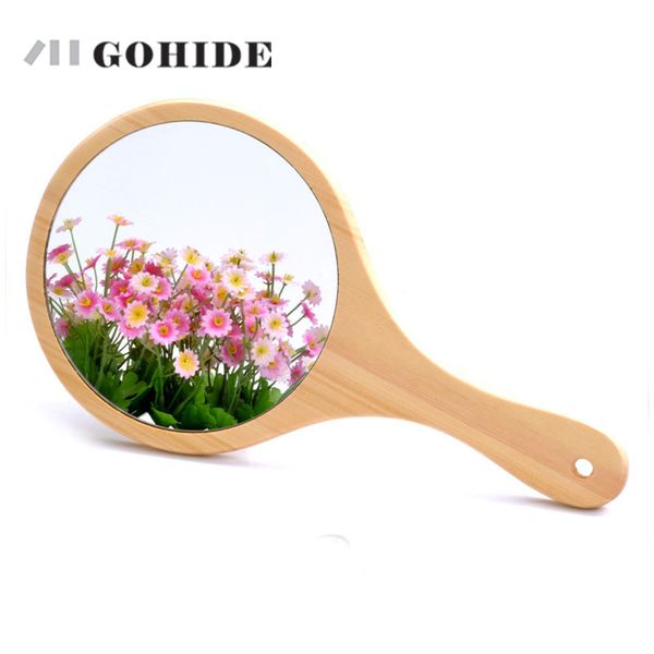 juh south korea style simple design wood mirror with handle large size in round beauty and health material makeup mirror
juh south korea style simple design wood mirror with handle large size in round beauty and health material makeup mirror