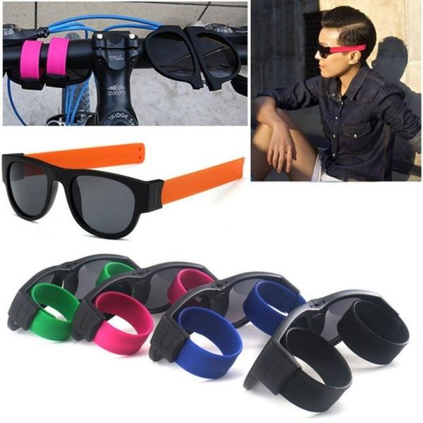 2019 new sunglasses women slappable bracelet sun glasses for men wristband fold shades oculos colorful fashion mirror uv400, White;black
2019 new sunglasses women slappable bracelet sun glasses for men wristband fold shades oculos colorful fashion mirror uv400, White;black