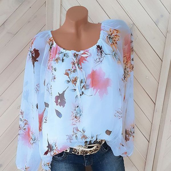 ladies designer blouse women 2019 spring thin shirt new long sleeve casual floral plus size loose blusas female kimono, White
ladies designer blouse women 2019 spring thin shirt new long sleeve casual floral plus size loose blusas female kimono, White