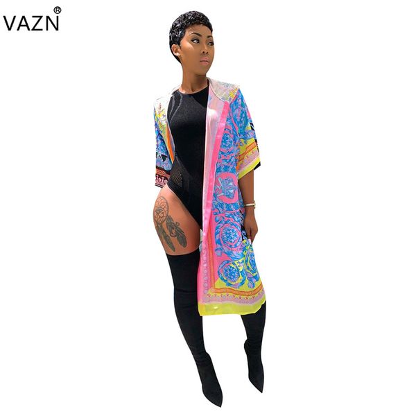 vazn yc1886 young untidy style open stitch hooded half sleeve retro chiffon vacation suit women x-long outwears, Black
vazn yc1886 young untidy style open stitch hooded half sleeve retro chiffon vacation suit women x-long outwears, Black