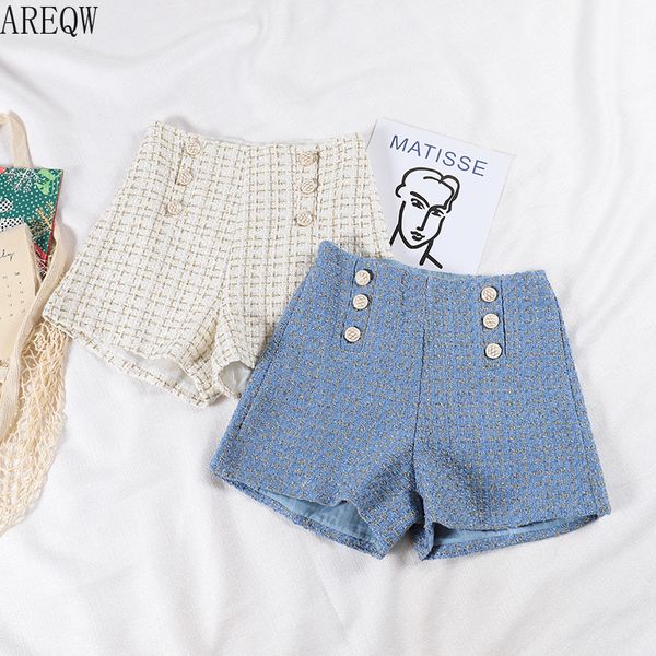 0667 women tweed shorts spring autumn button loose shorts(korean)contrast checker retro high waist wide leg women black shorts y200509, White;black
0667 women tweed shorts spring autumn button loose shorts(korean)contrast checker retro high waist wide leg women black shorts y200509, White;black