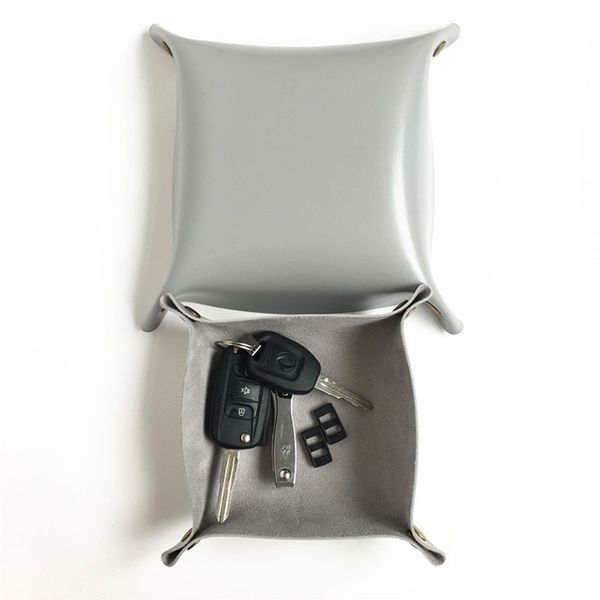 mini leather jewelry storage foldable tray valet key phone coin box living room sundries storage fashion home small tray 7a3358
mini leather jewelry storage foldable tray valet key phone coin box living room sundries storage fashion home small tray 7a3358