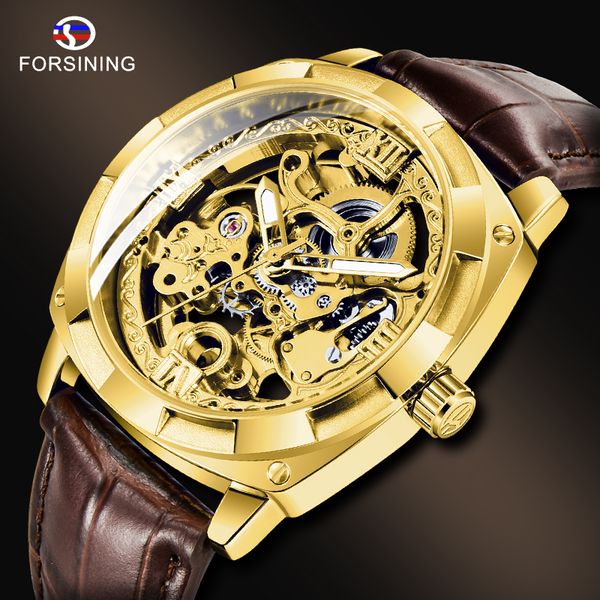 forsining waterproof luminous sport man watch fashion leather strap gold dial mechanical wristwatch reloj hombres, Slivery;brown
forsining waterproof luminous sport man watch fashion leather strap gold dial mechanical wristwatch reloj hombres, Slivery;brown