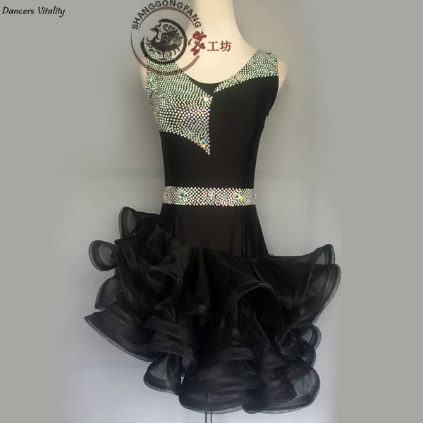 new brand multicolor latin dance dress children spandex salsa samba tango dress latin dance competition dresses woman, Black;red
new brand multicolor latin dance dress children spandex salsa samba tango dress latin dance competition dresses woman, Black;red