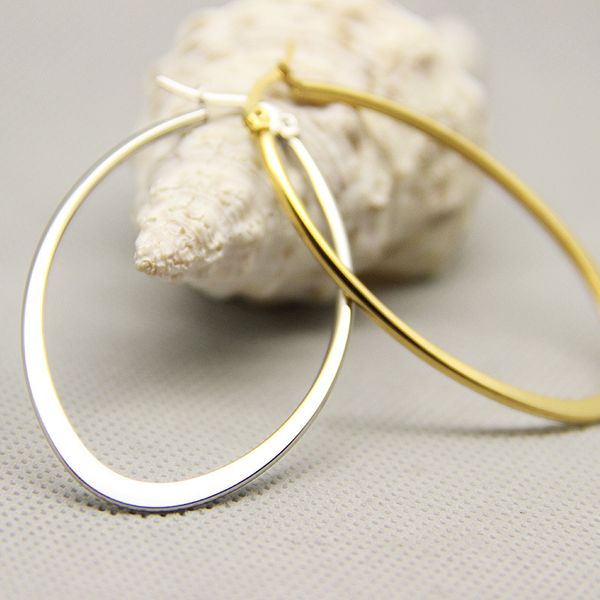 hoop & huggie creative oval shaped large earrings rose gold stainless steel big round circle hyperbole jewelry je18374, Golden;silver
hoop & huggie creative oval shaped large earrings rose gold stainless steel big round circle hyperbole jewelry je18374, Golden;silver