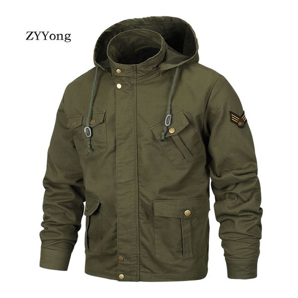 men's jackets spring hooded bomber pilot black army green outdoor motion windproof cotton parka coat men jacket outwear clothing, Black;brown
men's jackets spring hooded bomber pilot black army green outdoor motion windproof cotton parka coat men jacket outwear clothing, Black;brown