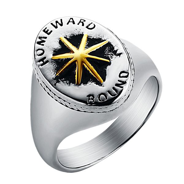 valily men ring round "homeward round"letter ring gold stainess steel punk lucky star lights design finger ring band jewelry, Silver
valily men ring round "homeward round"letter ring gold stainess steel punk lucky star lights design finger ring band jewelry, Silver