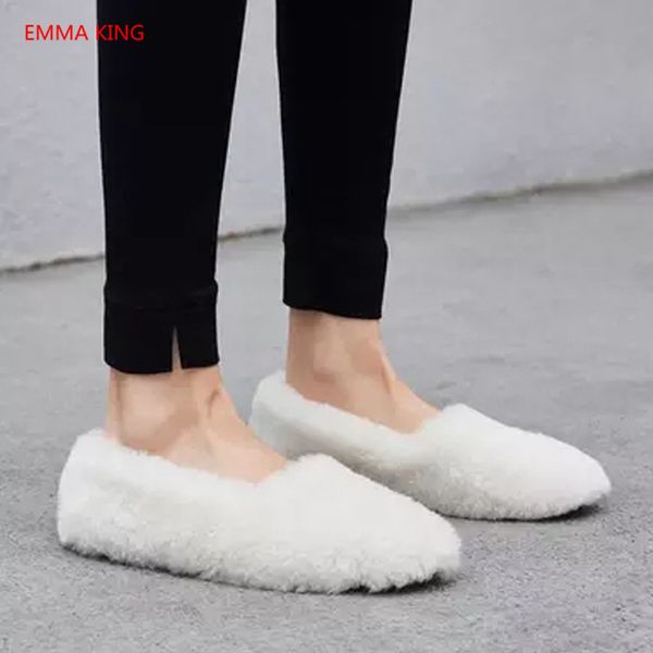 wool women slippers winter fur shoes short plush warm soft cotton snow shoes 2018 new fashion indoor outdoor home slippers flats, Black
wool women slippers winter fur shoes short plush warm soft cotton snow shoes 2018 new fashion indoor outdoor home slippers flats, Black