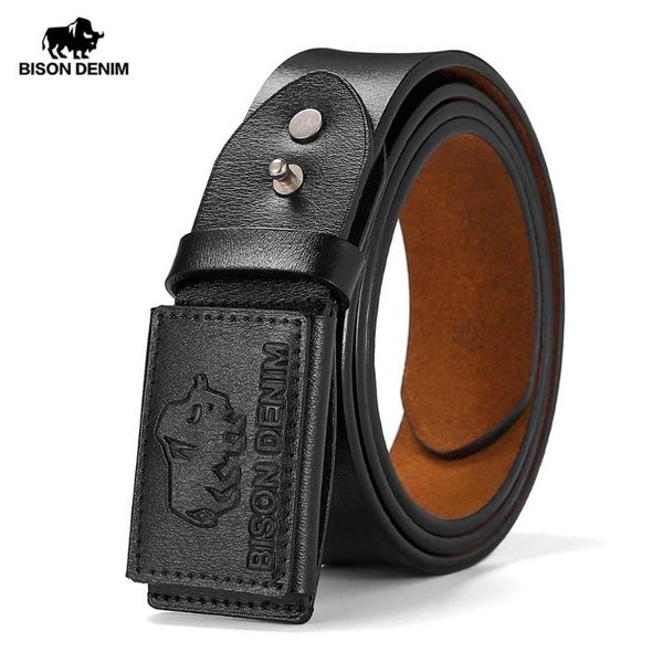 bison denim classic fashion genuine leahter men belt no buckle style cow lenather srap for male with hole punch w71589, Black;brown
bison denim classic fashion genuine leahter men belt no buckle style cow lenather srap for male with hole punch w71589, Black;brown