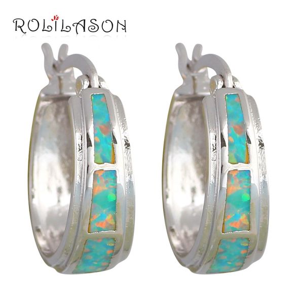 rolilason new arrival hoop earrings for women green fire opal silver stamped fashion jewelry for women oes592, Golden;silver
rolilason new arrival hoop earrings for women green fire opal silver stamped fashion jewelry for women oes592, Golden;silver