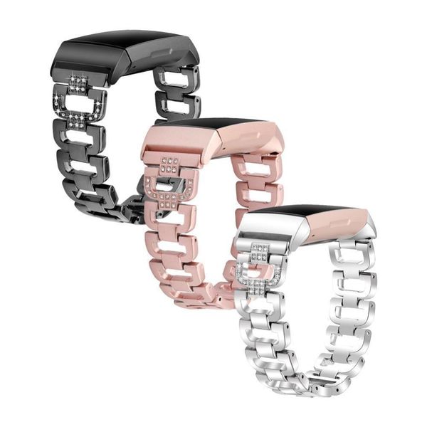 3 colors stainless steel watchband for charge 3 replacement smart watch wrist strap metal bling drill band, Black;brown
3 colors stainless steel watchband for charge 3 replacement smart watch wrist strap metal bling drill band, Black;brown