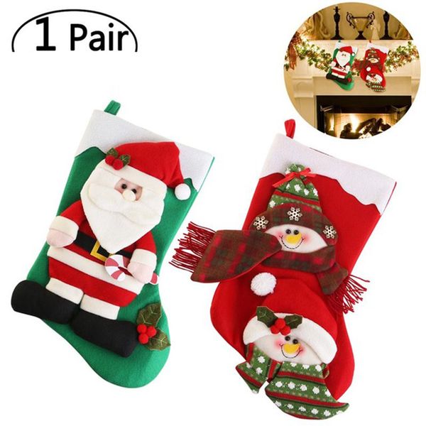 yard pair of santa stocking christmas socks reindeer snowman christmas suppliers tree decoration santa claus ornament
yard pair of santa stocking christmas socks reindeer snowman christmas suppliers tree decoration santa claus ornament
