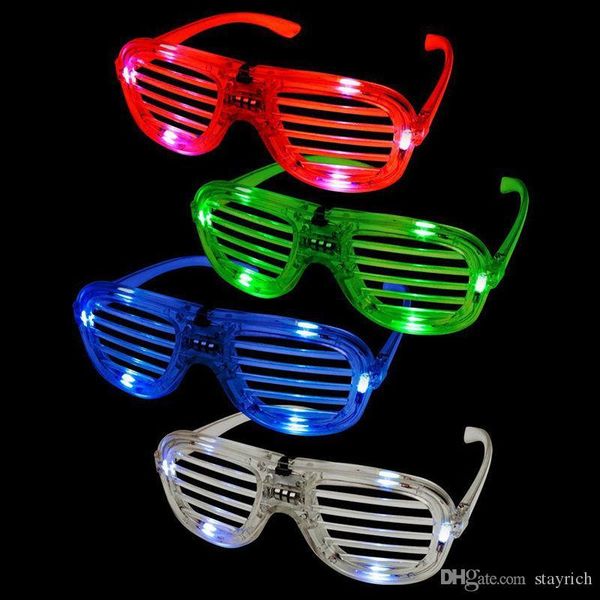 led light glasses flashing shutters shape glasses led flash glasses sunglasses dances party supplies festival decoration
led light glasses flashing shutters shape glasses led flash glasses sunglasses dances party supplies festival decoration