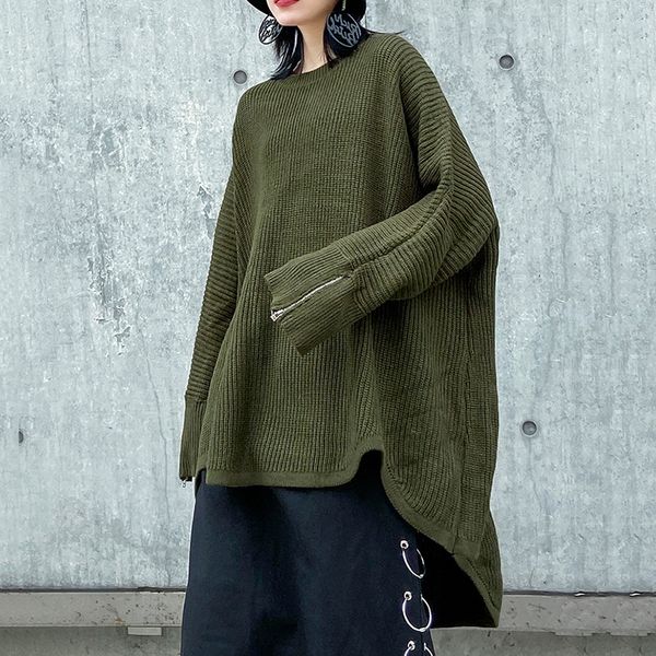 seebeautiful новая мода 2019 осень зима простой o-образным вырезом с длинным рукавом batwing большой размер асимметрия вязание свитер женщин, White;black
seebeautiful новая мода 2019 осень зима простой o-образным вырезом с длинным рукавом batwing большой размер асимметрия вязание свитер женщин, White;black