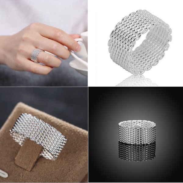 fashion copper 925 sterling silver plated rings jewelry handmade net round rings mesh rings size 6.7.8.9,can be mixed size
fashion copper 925 sterling silver plated rings jewelry handmade net round rings mesh rings size 6.7.8.9,can be mixed size