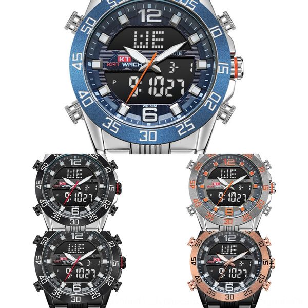 kt1802 men's steel outdoor sports luminous outdoor sports belt watch men's multifunctional led luminous quartz electronic watch, Blue
kt1802 men's steel outdoor sports luminous outdoor sports belt watch men's multifunctional led luminous quartz electronic watch, Blue