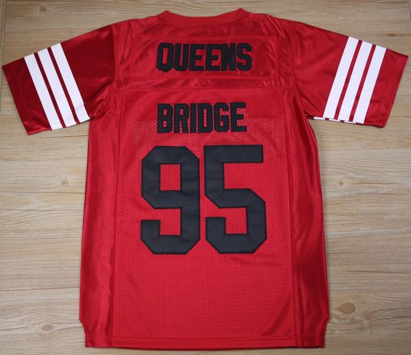 prodigy 95 hennessy queens bridge movie football jersey red sewn jerseys double stitched name and number, Black;red
prodigy 95 hennessy queens bridge movie football jersey red sewn jerseys double stitched name and number, Black;red