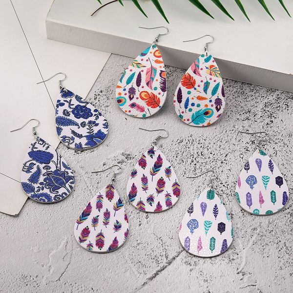 kimter feather print earring women fashion jewelry faux leather drop dangle earrings lightweight teardrop dhl l48fa, Golden;silver
kimter feather print earring women fashion jewelry faux leather drop dangle earrings lightweight teardrop dhl l48fa, Golden;silver