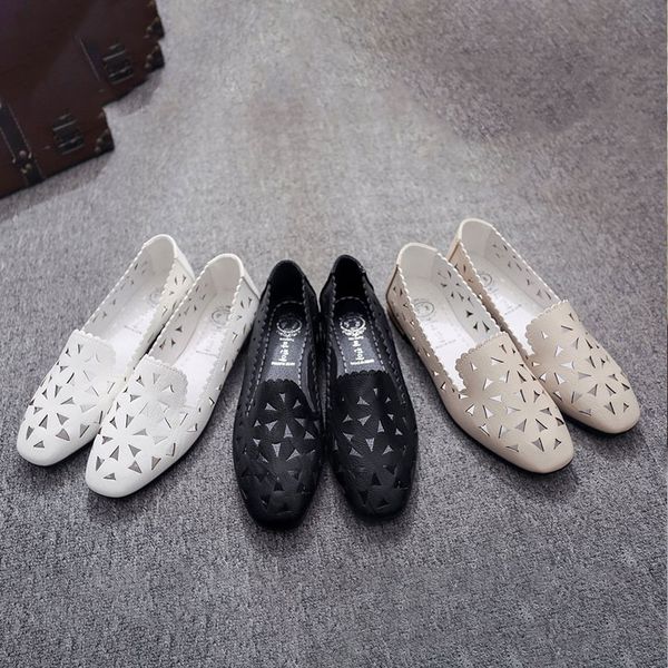 women flat shoes soft sandals casual loafers female fashion hollow moccasins round toe slip on breathable comfort ladies shoes, Black
women flat shoes soft sandals casual loafers female fashion hollow moccasins round toe slip on breathable comfort ladies shoes, Black