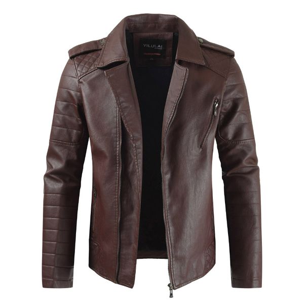 loldeal men's winter fashion faux leather jackets classic mens black leather motorcycle biker jacket, Black;brown
loldeal men's winter fashion faux leather jackets classic mens black leather motorcycle biker jacket, Black;brown
