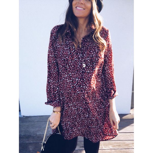 hirigin brand dress vestidos women v neck long sleeve shirts party a line casual short mini dress clubwear spring 2019, Black;gray
hirigin brand dress vestidos women v neck long sleeve shirts party a line casual short mini dress clubwear spring 2019, Black;gray