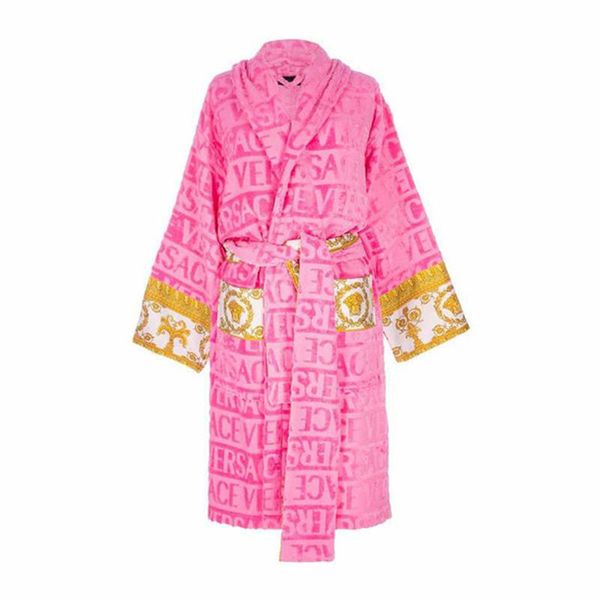 

Роскошные классические хлопчатобумажные халаты халат мужчины и женщины бренд дизайнер пижамы кимоно теплый банный халат домашняя одежда унисекс халаты горячая klw1739