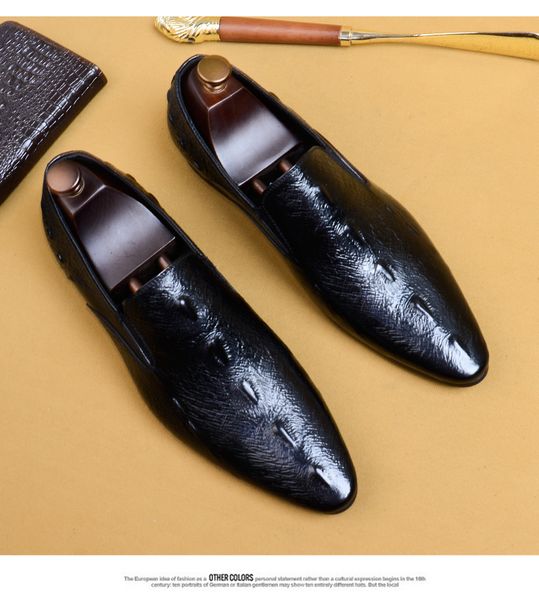 luxury men alligator skin leather dress shoes slip on black brown male wedding party shoes for business shoes man
luxury men alligator skin leather dress shoes slip on black brown male wedding party shoes for business shoes man