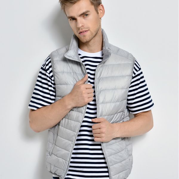 winter sleeveless jacket men casual down vest men duck down vest ultra light jackets fashion sleeveless outerwear coat 8825, Black;white
winter sleeveless jacket men casual down vest men duck down vest ultra light jackets fashion sleeveless outerwear coat 8825, Black;white