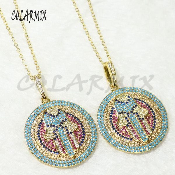3pcs big round pendant necklace mix colors crystal accessories blue zircon jewelry zircon pendant accessories for women 50310, Silver
3pcs big round pendant necklace mix colors crystal accessories blue zircon jewelry zircon pendant accessories for women 50310, Silver