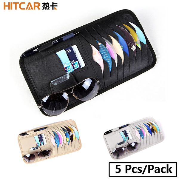 car cd dvd disc pu leather storage media case holder sunglasses card organizer sun visor sunshade sleeve wallet clips 5pcs/pack
car cd dvd disc pu leather storage media case holder sunglasses card organizer sun visor sunshade sleeve wallet clips 5pcs/pack