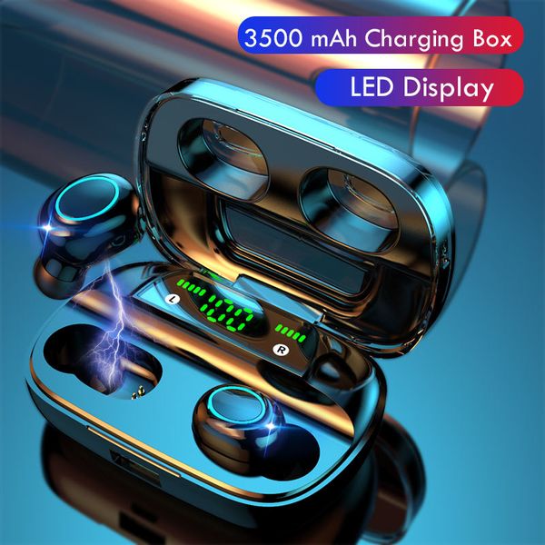 wireless earphones bluetooth v5.0 headphones led display 3500mah charging box with microphone waterproof headphone touch control
wireless earphones bluetooth v5.0 headphones led display 3500mah charging box with microphone waterproof headphone touch control