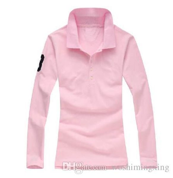 осень женщины с длинным рукавом поло футболки женщин поло рубашки тис 100 хлопок s-xl, White
осень женщины с длинным рукавом поло футболки женщин поло рубашки тис 100 хлопок s-xl, White