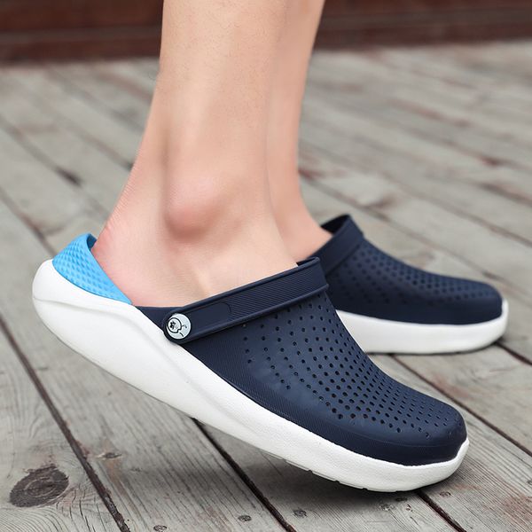sagace new fashion men beach slippers breathable walking beach sports sandals hole shoes summer casual shoes 2019 new jul8, Black
sagace new fashion men beach slippers breathable walking beach sports sandals hole shoes summer casual shoes 2019 new jul8, Black