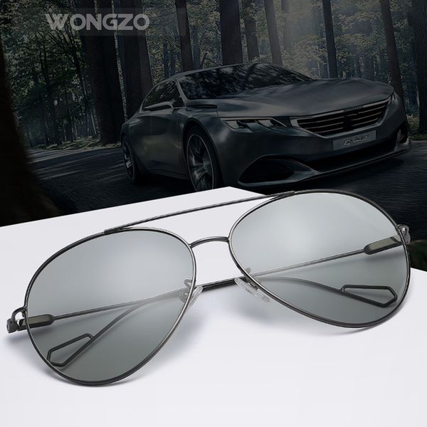 wongzo 2018. new фотохромные очковые линзы металлический каркас солнцезащитные очки поляризованные площади вождения весь день очки для мужчи, White;black
wongzo 2018. new фотохромные очковые линзы металлический каркас солнцезащитные очки поляризованные площади вождения весь день очки для мужчи, White;black