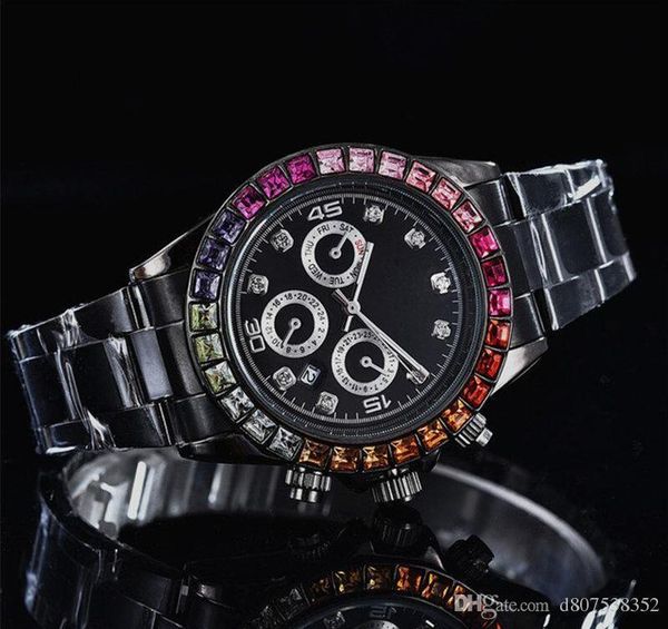 Relogio ma culino full diamond men watche luxury wri t fa hion black dial automatic calendar gold bracelet folding cla p ma ter male gift
Relogio ma culino full diamond men watche luxury wri t fa hion black dial automatic calendar gold bracelet folding cla p ma ter male gift
