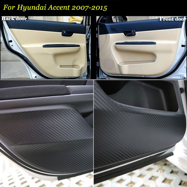 brand new 1 set interior 3d carbon fiber doors side edge anti-kick protection pad sticker for accent 07-15
brand new 1 set interior 3d carbon fiber doors side edge anti-kick protection pad sticker for accent 07-15