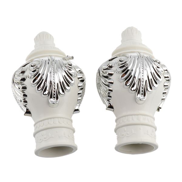 2pcs decorative window curtain rod/pole end head cap for 28mm inner dia. rod
2pcs decorative window curtain rod/pole end head cap for 28mm inner dia. rod