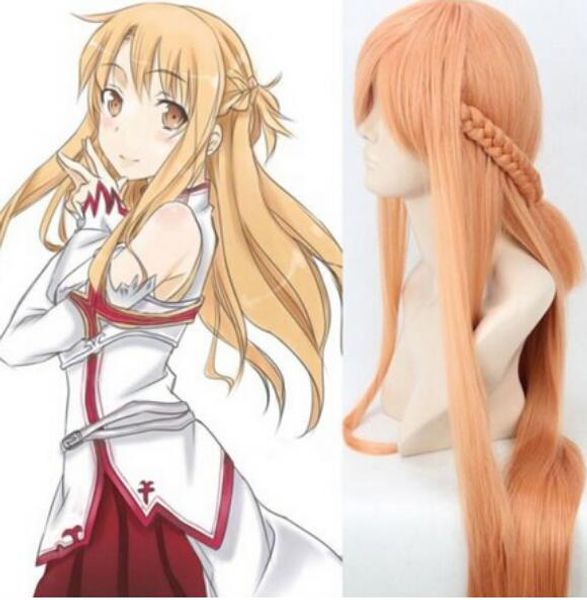 ++ sword art online asuna yuuki straight braid anime costume party cosplay wig, Black;brown
++ sword art online asuna yuuki straight braid anime costume party cosplay wig, Black;brown