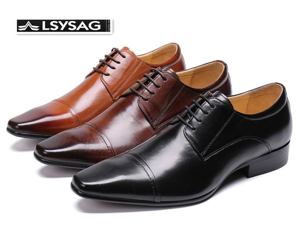 designer wedding party men dress shoes square toe genuine leather men oxford shoes lace up brogue business, Black
designer wedding party men dress shoes square toe genuine leather men oxford shoes lace up brogue business, Black