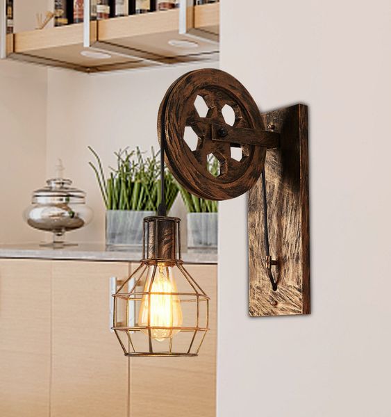 industrial american wall lamp vintage retro lights creative pulley wrought iron rust metal for home deco mural aisel loft
industrial american wall lamp vintage retro lights creative pulley wrought iron rust metal for home deco mural aisel loft