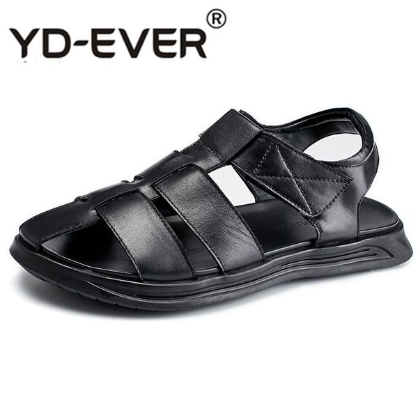 genuine leather sandals men summer fashion anti-skid roman magic stickers mens gladiator sandals summer all-match cowhide, Black
genuine leather sandals men summer fashion anti-skid roman magic stickers mens gladiator sandals summer all-match cowhide, Black