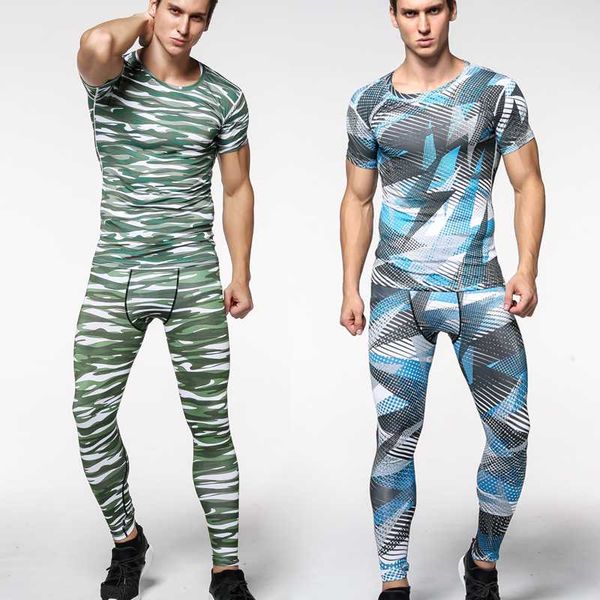 sports clothing men fitness sport suit training set workout running set camouflage 2 piece shirts pants tracksuit sportswear, Black;blue
sports clothing men fitness sport suit training set workout running set camouflage 2 piece shirts pants tracksuit sportswear, Black;blue