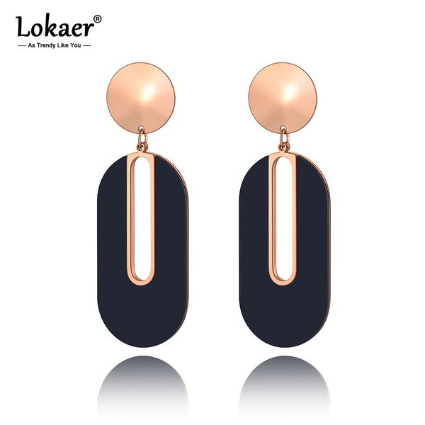 lokaer bohemia stainless steel geometric dangle earrings jewelry trendy black acrylic drop earrings for women girls e19262, Silver
lokaer bohemia stainless steel geometric dangle earrings jewelry trendy black acrylic drop earrings for women girls e19262, Silver