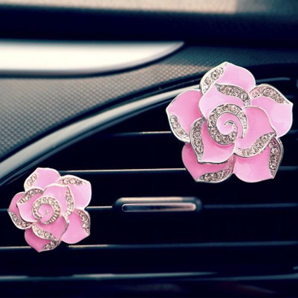 2 pcs camellia flowers car perfume air freshener clip fake diamond air conditioner vent clamp vehicle decoration gift
2 pcs camellia flowers car perfume air freshener clip fake diamond air conditioner vent clamp vehicle decoration gift