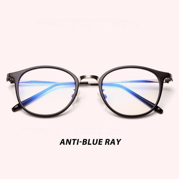 anti blue ray light blocking filter reduces digital eye strain clear regular computer gaming glasses improve comfort 9902, White;black
anti blue ray light blocking filter reduces digital eye strain clear regular computer gaming glasses improve comfort 9902, White;black