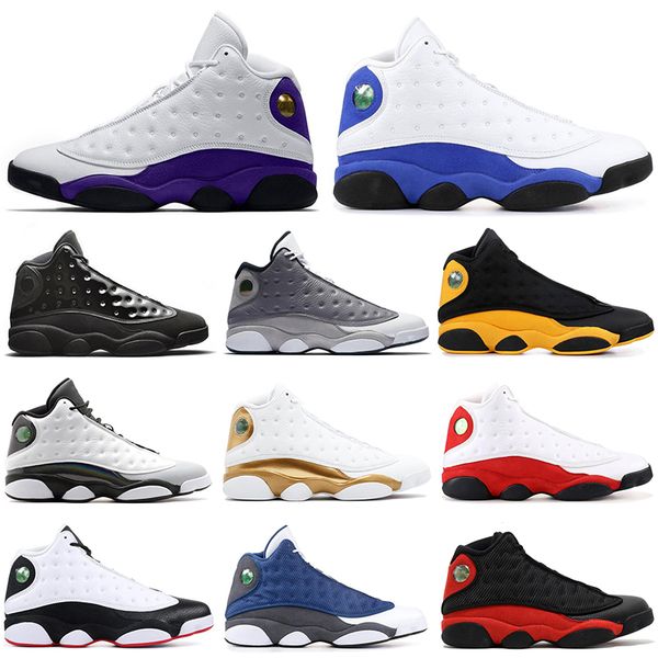 New Air Jordan Retro 13 13s Men Basketball Shoes COURT PURPLE bred Cap and gown black cat designer mens trainers sports sneakers
New Air Jordan Retro 13 13s Men Basketball Shoes COURT PURPLE bred Cap and gown black cat designer mens trainers sports sneakers